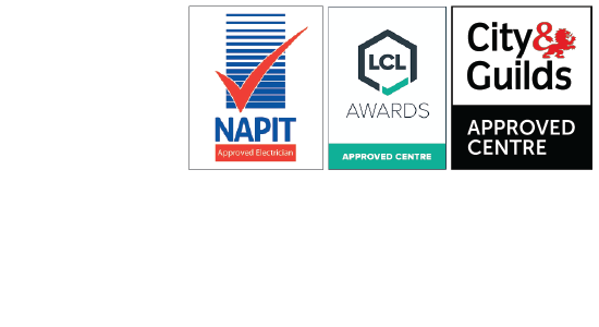 Awarding Body Logos. NAPIT Approved Electrician. LCL Awards. City & Guilds.